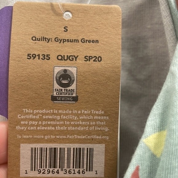 NEW Patagonia Alpine Valley Athletic Dress in Gypsum Green Size Small - Picture 6 of 10